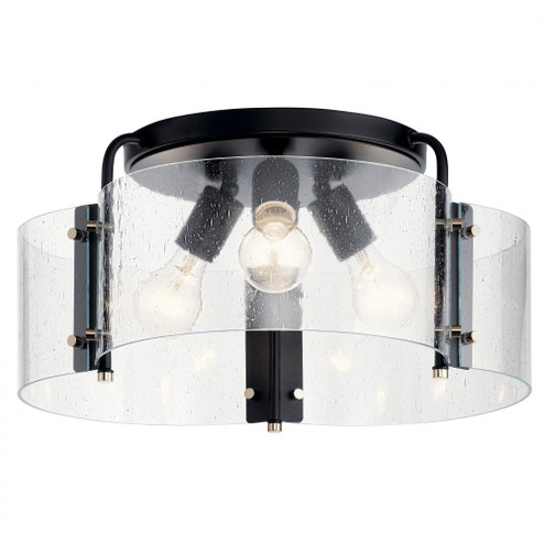 Thoreau 18'' 3 Light Semi Flush Black (2|42955BK)