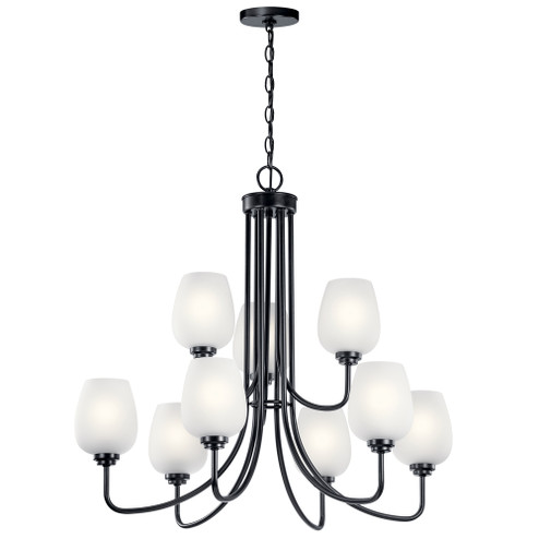 Chandelier 9Lt (2|44378BK)