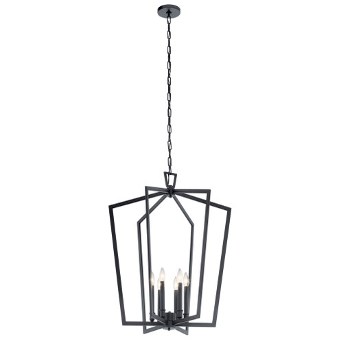 Abbotswell 6 Light Chandelier Black (2|43495BK)