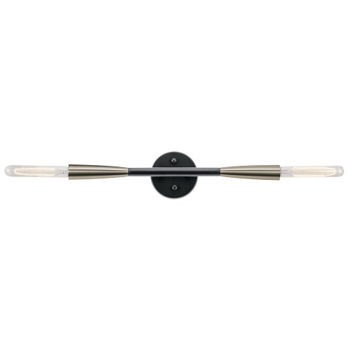 Wall Sconce 2Lt (2|44091BK)
