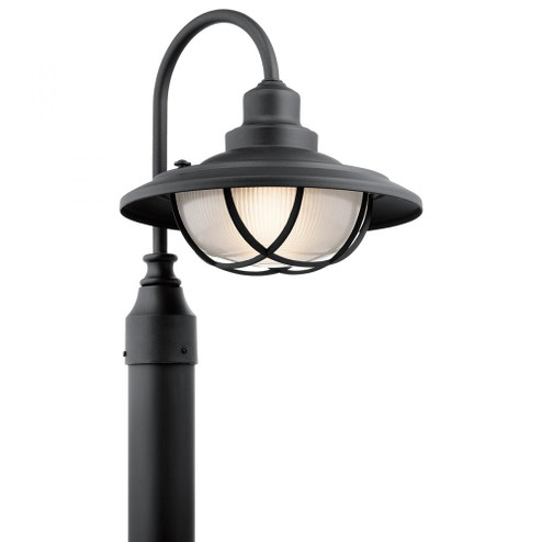 Harvest Ridge 1 Light Post Light Textured Black (2|49694BKT)