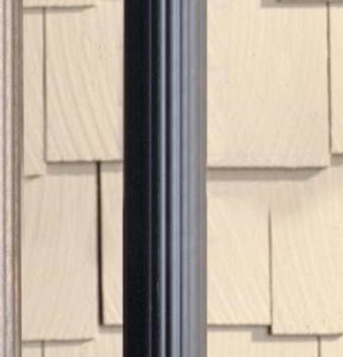 Outdoor Fluted Post (2|9595BK)