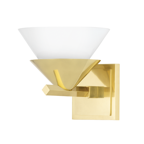 1 LIGHT WALL SCONCE (57|6401-AGB)