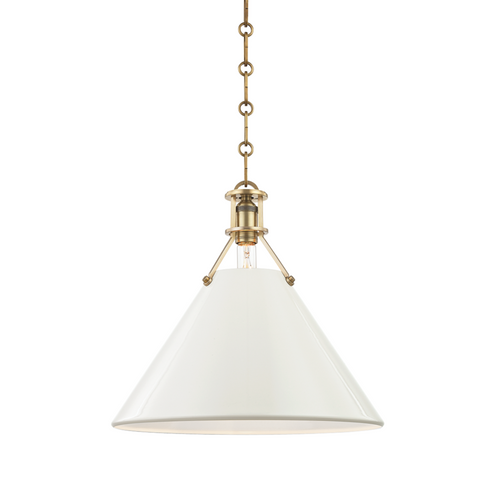 1 LIGHT LARGE PENDANT (57|MDS352-AGB/OW)