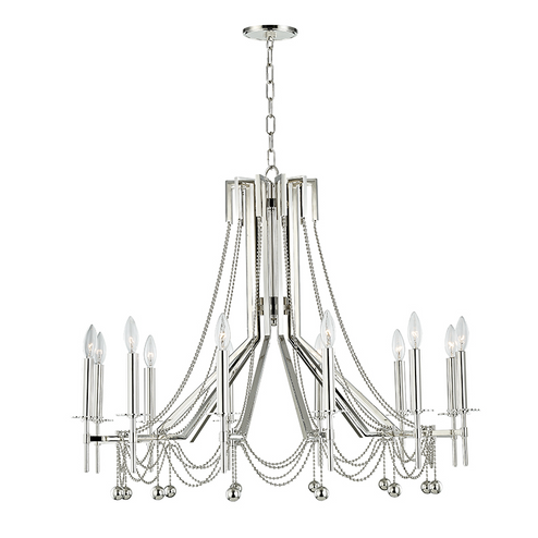 12 LIGHT CHANDELIER (57|5236-PN)