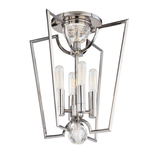 4 LIGHT SEMI FLUSH (57|3004-PN)