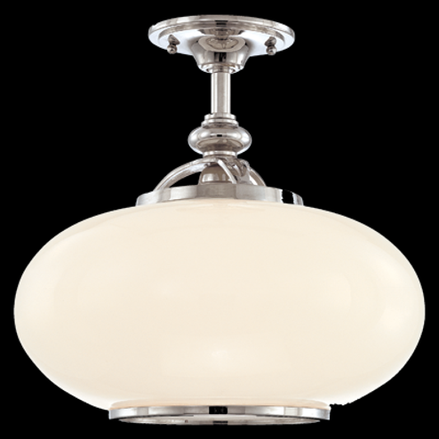 1 LIGHT SEMI FLUSH (57|9815F-OB)