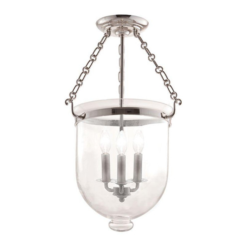 3 LIGHT SEMI FLUSH (57|253-PN-C1)