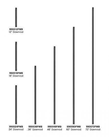 12'' Downrod (87|990012FMB) 12'' Downrod (87|990012FMB)