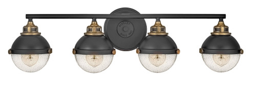 Large Four Light Vanity (87|5174BK)