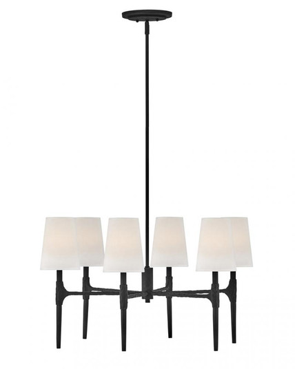 Medium Single Tier Chandelier (87|4466BK)