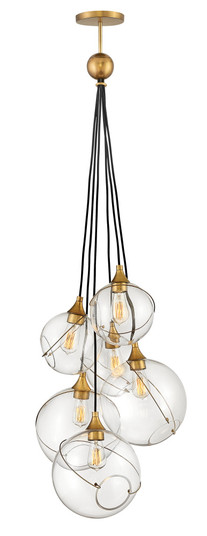 Medium Six Light Multi Tier Chandelier (87|30306HBR)