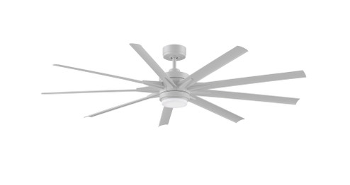 Odyn Indoor/Outdoor Custom Smart Ceiling Fan DC Motor- Matte White with LED Light Kit (90|MAD8152MWW)