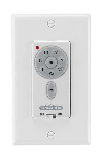 Ceiling Fan Wall Control - 6 Speed DC Motor Fan - White (90|TW30WH)
