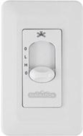 Two Speed Wall Control Non-Reversing - Fan Speed Only - White (90|CW3WH-CA)