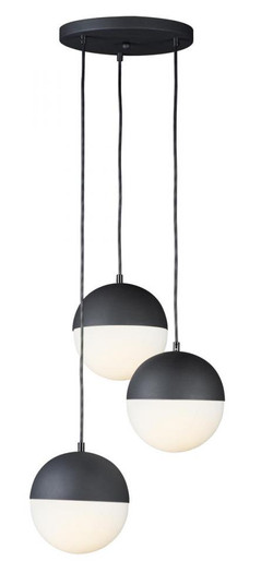 Half Moon-Multi-Light Pendant (94|E20364-92BK)