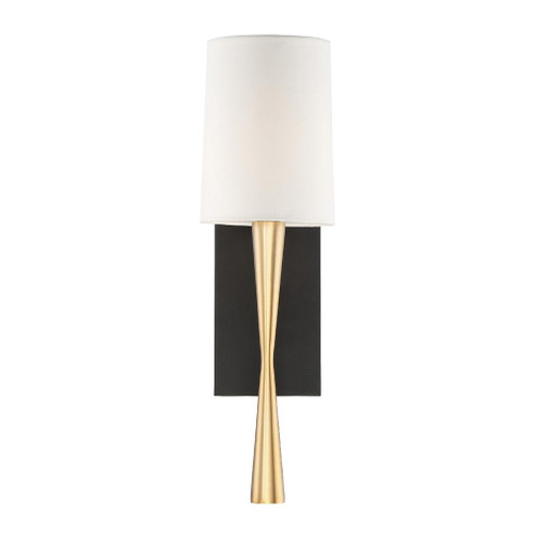 Trenton 5.5'' Aged Brass + Black Forged Sconce (205|TRE-221-AG-BF)