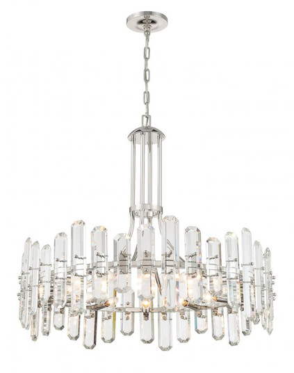Bolton 12 Light Polished Nickel Chandelier (205|BOL-8889-PN)
