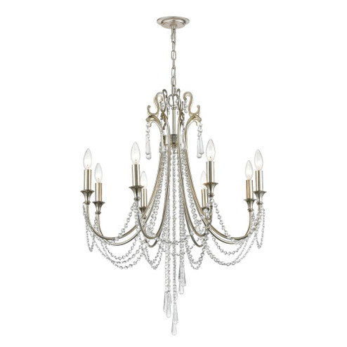 Arcadia 26.75'' Antique Silver Chandelier (205|ARC-1908-SA-CL-MWP)