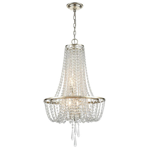 Arcadia 18'' Antique Silver Chandelier (205|ARC-1907-SA-CL-MWP)