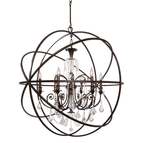Solaris 40'' English Bronze Chandelier (205|9219-EB-CL-MWP)