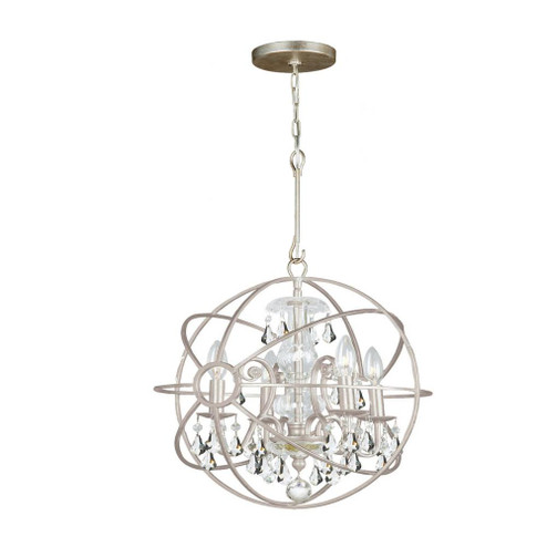 Solaris 4 Light Olde Silver Mini Chandelier (205|9025-OS-CL-MWP)