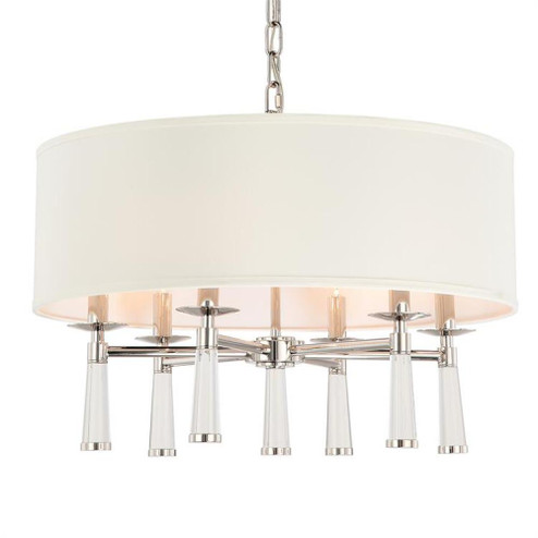 Baxter 6 Light Polished Nickel Chandelier (205|8866-PN)