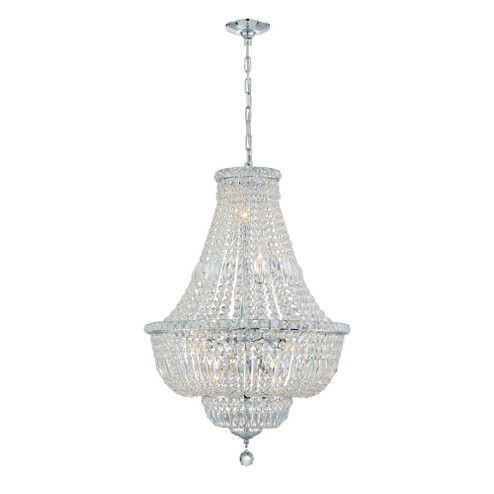 Roslyn 9 Light Polished Chrome Chandelier (205|ROS-A1009-CH-CL-MWP)