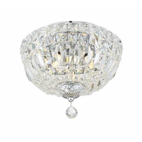 Roslyn 10'' Polished Chrome Flush Mount (205|ROS-A1003-CH-CL-MWP)