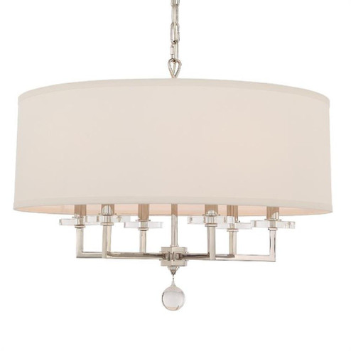 Paxton 6 Light Polished Nickel Chandelier (205|8116-PN)