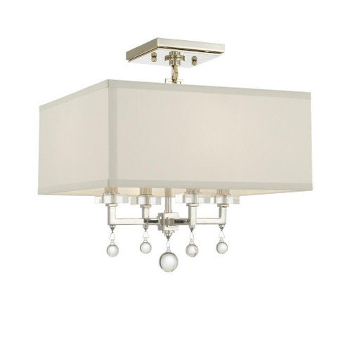 Paxton 4 Light Polished Nickel Semi Flush Mount (205|8105-PN_CEILING)