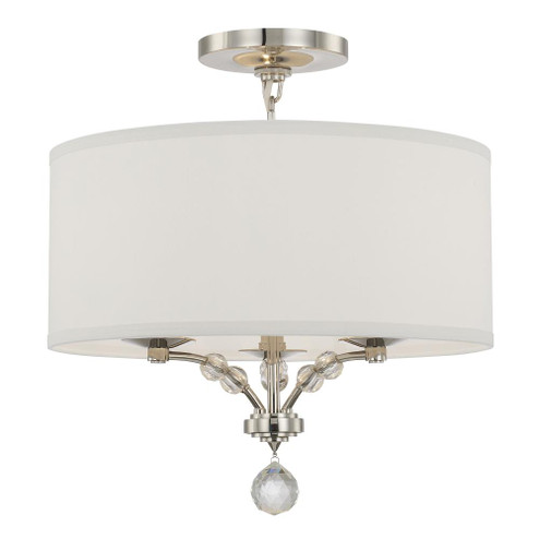 Mirage 3 Light Polished Nickel Semi Flush Mount (205|8005-PN_CEILING)