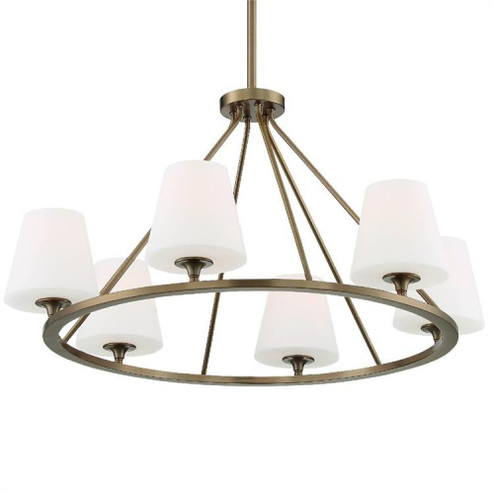 Keenan 6 Light Vibrant Gold Chandelier (205|KEE-A3006-VG)