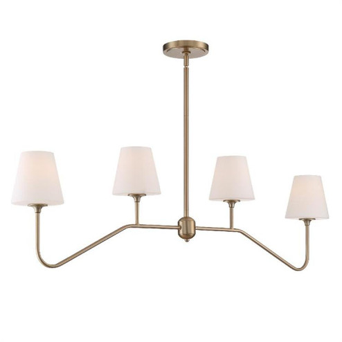 Keenan 4 Light Vibrant Gold Chandelier (205|KEE-A3004-VG)