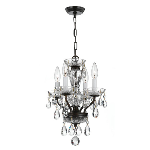 Welton 11'' Swarovski Strass Crystal English Bronze Chandelier (205|5534-EB-CL-S)