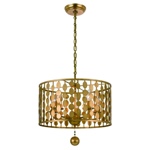 Layla 18'' Antique Gold Chandelier (205|545-GA)