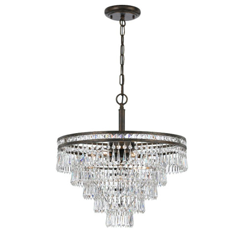 Mercer 20'' Hand Cut Crystal English Bronze Chandelier (205|5264-EB-CL-MWP)