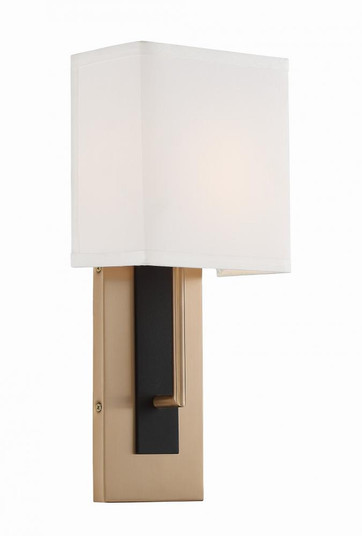Brent 6.5'' Vibrant Gold + Black Forged Sconce (205|BRE-A3631-VG-BF)