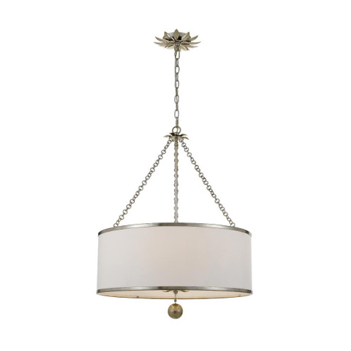 Broche 24'' Antique Silver Chandelier (205|518-SA)