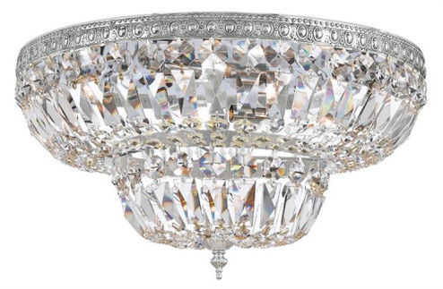 Crystorama 4 Light Spectra Crystal Polished Chrome Flush Mount (205|718-CH-CL-SAQ)