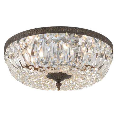 Waltham 16'' Clear Hand Cut English Bronze Flush Mount (205|716-EB-CL-MWP)