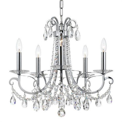 Othello 5 Light Spectra Crystal Polished Chrome Chandelier (205|6825-CH-CL-SAQ)