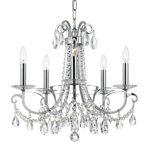 Othello 5 Light Swarovski Strass Crystal Polished Chrome Chandelier (205|6825-CH-CL-S)