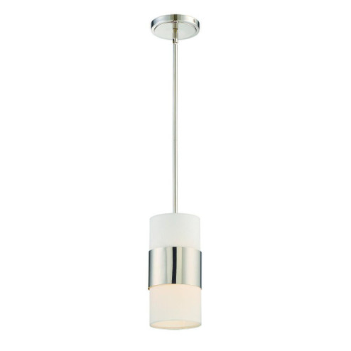 Libby Langdon Grayson 6'' Polished Nickel Pendant (205|290-PN)