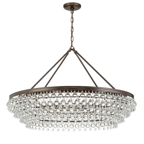 Calypso 40'' Crystal Teardrop Vibrant Bronze Chandelier (205|278-VZ)
