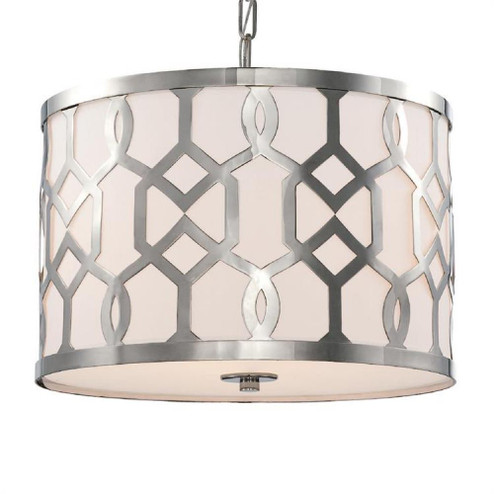 Libby Langdon for Crystorama Jennings 3 Light Polished Nickel Chandelier (205|2265-PN)