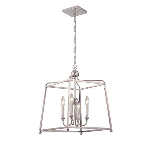 Libby Langdon Sylvan 16'' Polished Nickel Chandelier (205|2245-PN_NOSHADE)