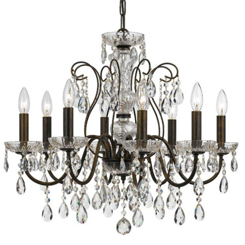 Butler 8 Light Hand Cut Crystal English Bronze Chandelier (205|3028-EB-CL-MWP)