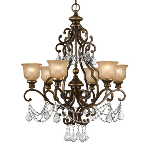 Norwalk 28'' Hand Cut Crystal Bronze Umber Chandelier (205|7516-BU-CL-MWP)