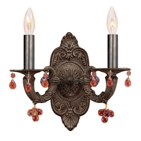 Paris Market 11'' Amber Crystal Venetian Bronze Sconce (205|5200-VB-AMBER)